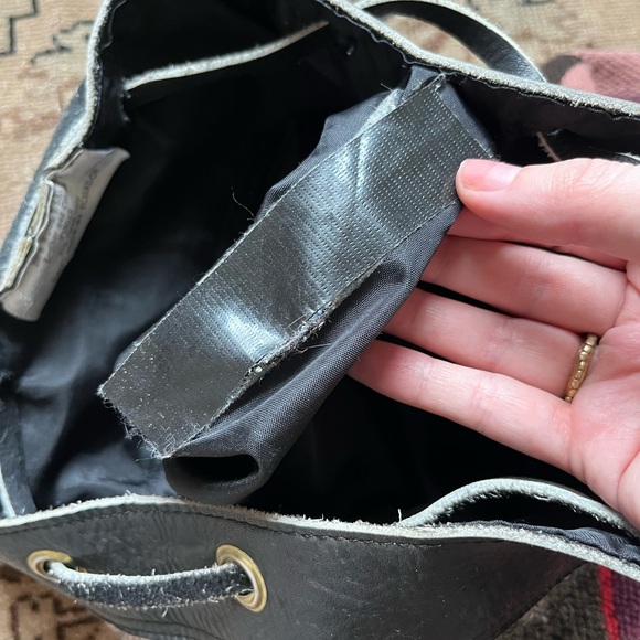 Vintage Multicolor Patterned Backpack - Picture 12 of 12